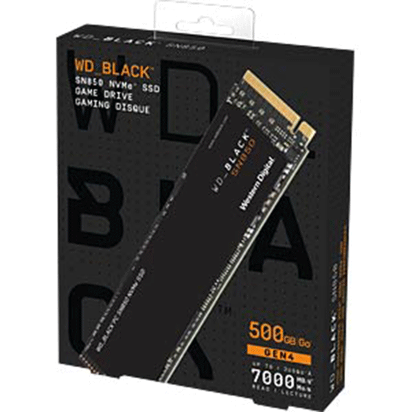 SSD 500 GB WD BLACK GEN4 SN850 M.2 NVME | WDS500G1X0E