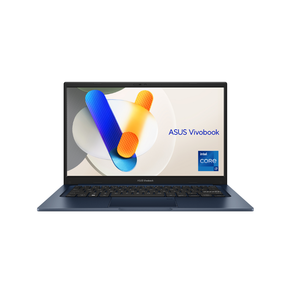 ASUS Vivobook 14 Intel Core i7 1355U Processor, 16 GB RAM, 1TB SSD, 14" FHD Display, Windows 11 Home, English & Arabic Keyboard, Quiet Blue, 1 Year Warranty | X1404VA-EB711W