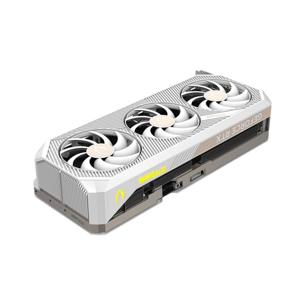 Zotac Gaming GeForce RTX 5080 SOLID OC Edition Graphics Card, GDDR7 16 GB 256-bit Memory, HDMI 2.1b & DP 2.1b Outputs, PCI Express 5.0, 2640 MHz Boost Clock, 30 GBps Memory Clock, White, 1 Year Warranty | ZT-B50800Q-10P