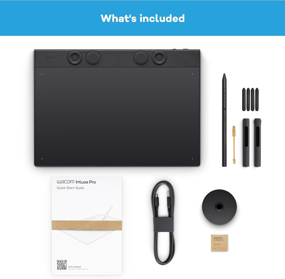Wacom Intuos Pro Medium, USB port, Bluetooth, North, 1 Year Warranty | PTK670K0B
