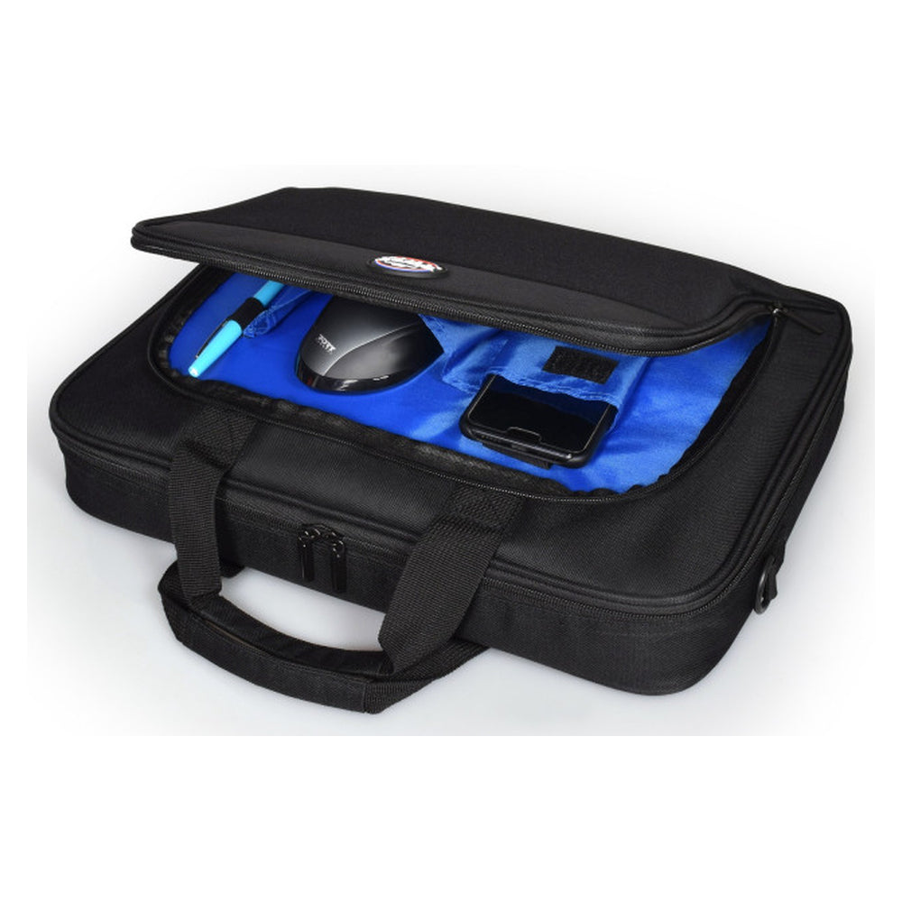 LAPTOP BAG PORT HANOI II CLAMSHELL 13-14" BLACK 105063