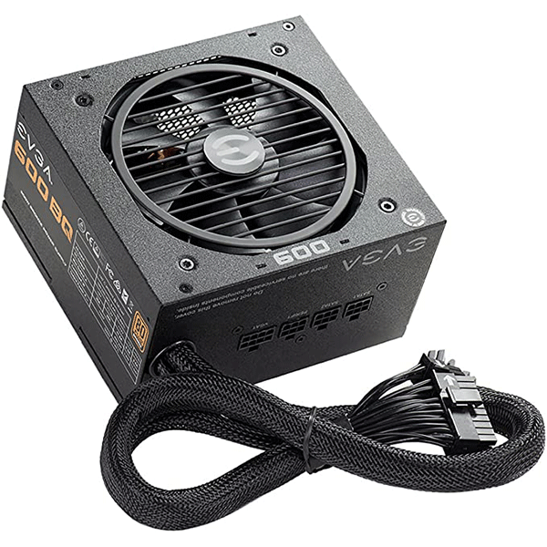 POWER SUPPLY 600W EVGA 80 PLUS BRONZE-600 BQ | 110-BQ-0600-K3
