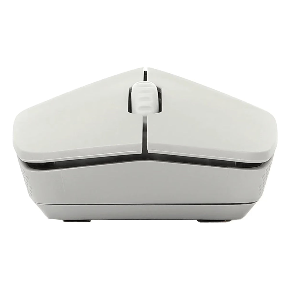 Rapoo M100 Silent Multi-Mode Wireless Mouse, 1300 DPI Optical Sensor, 3 (Left/Right-click, Middle click/scroll wheel) Buttons, Ambidextrous Design, Up to 9 months Battery Life, Light Grey, 1 Year Warranty | 18185