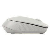 Rapoo M100 Silent Multi-Mode Wireless Mouse, 1300 DPI Optical Sensor, 3 (Left/Right-click, Middle click/scroll wheel) Buttons, Ambidextrous Design, Up to 9 months Battery Life, Light Grey, 1 Year Warranty | 18185