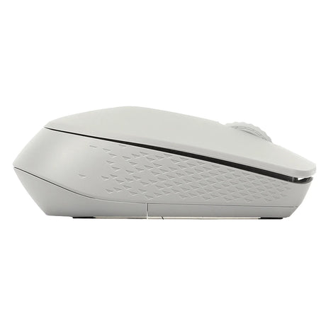 Rapoo M100 Silent Multi-Mode Wireless Mouse, 1300 DPI Optical Sensor, 3 (Left/Right-click, Middle click/scroll wheel) Buttons, Ambidextrous Design, Up to 9 months Battery Life, Light Grey, 1 Year Warranty | 18185