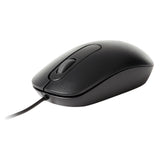 Rapoo N200 Wired Optical Mouse, 1600 DPI Optical Sensor, 3 (Left/Right-click, Middle click/scroll wheel) Buttons, Ambidextrous Design Black, 1 Year Warranty | 18548