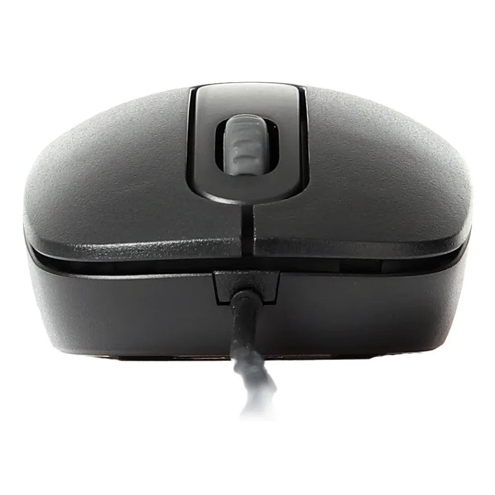 Rapoo N200 Wired Optical Mouse, 1600 DPI Optical Sensor, 3 (Left/Right-click, Middle click/scroll wheel) Buttons, Ambidextrous Design Black, 1 Year Warranty | 18548