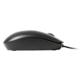 Rapoo N200 Wired Optical Mouse, 1600 DPI Optical Sensor, 3 (Left/Right-click, Middle click/scroll wheel) Buttons, Ambidextrous Design Black, 1 Year Warranty | 18548