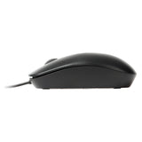 Rapoo N200 Wired Optical Mouse, 1600 DPI Optical Sensor, 3 (Left/Right-click, Middle click/scroll wheel) Buttons, Ambidextrous Design Black, 1 Year Warranty | 18548