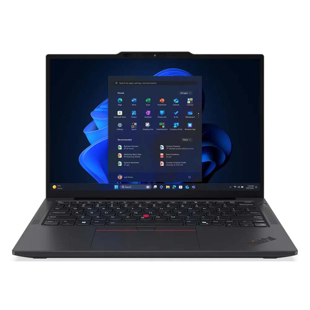 Lenovo ThinkPad X13 Gen 6 Laptop, Intel Core Ultra 7 255U Processor, 32GB RAM, 1TB SSD, 13.3" WUXGA Touch Display, Windows 11 Pro, Backlit English & Arabic Keyboard, 3 Year Warranty | 21RK00BXGR
