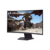 LG UltraGear 27GS60QC-B 27" QHD(2560 x 1440) Curved Gaming Monitor, 1Ms, 180Hz, HDMI, DP, Tilt, Adjustable, 1 Year warranty | 27GS60QC-B