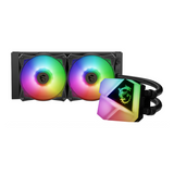 MSI MAG CORELIQUID C240 ARGB Liquid Cooler, 2 x ARGB Fans, Supports Intel, AMD Sockets, Black, 1 Year Warranty | 306-7ZW2R11-813