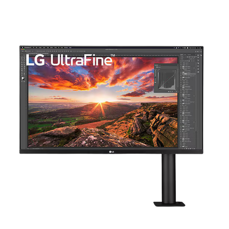 LG UltraFine 32UN880-B 32" 4K UHD(3840 x 2160) Monitor, Anti-Glare, HDMI, DP, USB-C, Height/Pivot/Swivel/Tilt, Adjustable, 1 Year warranty | 32UN880-B