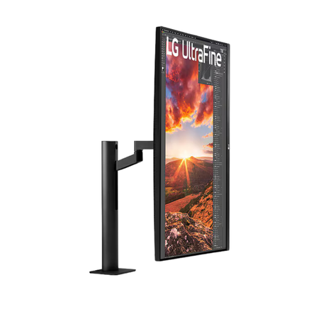 LG UltraFine 32UN880-B 32" 4K UHD(3840 x 2160) Monitor, Anti-Glare, HDMI, DP, USB-C, Height/Pivot/Swivel/Tilt, Adjustable, 1 Year warranty | 32UN880-B