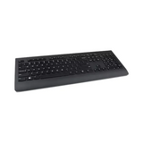 Lenovo Professional 100% Wireless Engilsh & Spanish Keyboard, Dedicated Media Controls, Up to 24 months Battery Life, Plunger/Rubber Dome Keys, Black, 1 Year Warranty | 4X30H56876