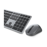 Dell Multi-Device KM7321W English & Arabic Keyboard & Mouse Combo, Wireless, Bluetooth, 100% Keyboard Layout, Scissor-Switch Keys, 12 programmable F-keys, 1000-4000 DPI Optical Mouse Sensor, Right-Handed Mouse Design, Titan Gray, 1 Year Warranty |