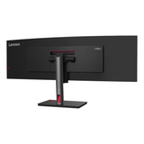 Lenovo ThinkVision P49w-30 49" 5K (5120 x 1440) Curved Monitor, Anti-glare, USB-C, HDMI, DP, RJ45, Height/Tilt/Swivel, Adjustable, Built In Speakers, 3 Year Warranty | 63DBRAT1UK