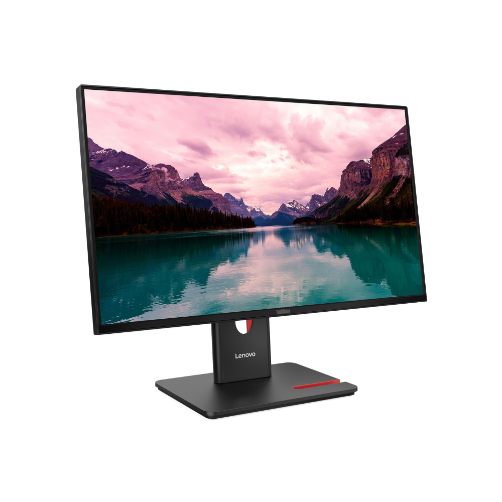 Lenovo ThinkVision T24-40 23.8" FHD (1920 x 1080) Monitor, Anti-glare, DP, HDMI, VGA, Height/Pivot/Swivel/Tilt Adjustable, 3 Year warranty | 64A4MATXUK