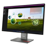 Lenovo ThinkVision P27Q-40 27" QHD (2560 x 1440) Monitor, 120Hz Refresh Rate, Anti-glare, USB-C, HDMI, DP, Height/Tilt/Swivel/Pivot, Adjustable, 3 Year Warranty | 64A7GAT6UK
