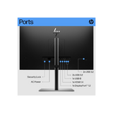 HP E27 G5 27" FHD(1920 x 1080) Monitor, Anti-glare, HDMI, DP, Tilt/Swivel/Pivot, Adjustable, 3 Year warranty | 6N4E2AS