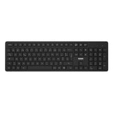 Port Wireless Keyboard & Mouse Combo, Wireless via USB-A & USB-C, 100% Keyboard Layout, 12 Shortcut-keys, 1600 DPI Mouse, Ambidextrous and Lightweight Mouse Design, Black, 1 Year Warranty | 900904-U