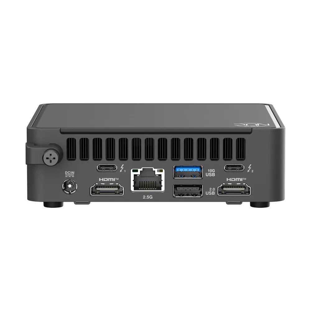 Asus NUC 15 Pro SFF Barebone PC Kit, Intel Core Ultra 7-255H Processor, No RAM, No Storage, Intel Arc Graphics, DOS, 3 Year Warranty | 90AR00R2-M000E0