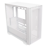 Asus A21 mATX PC Case, Tempered Glass Panel, 380mm GPU Support, USB 3.2 Gen 1, Ample Cable Management, White, 1 Year Warranty | 90DC00H3-B09010