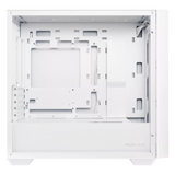 Asus A21 mATX PC Case, Tempered Glass Panel, 380mm GPU Support, USB 3.2 Gen 1, Ample Cable Management, White, 1 Year Warranty | 90DC00H3-B09010