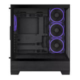 Asus A31 PLUS Mid Tower-ATX PC Case, Tempered Glass Side & Front Panel, 380mm GPU Support, 4 x 120 mm AR GB Fans, USB 3.2 Gen 2, Ample Cable Management, Black, 1 Year Warranty | 90DC00R0-B19000