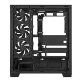Asus A31 PLUS Mid Tower-ATX PC Case, Tempered Glass Side & Front Panel, 380mm GPU Support, 4 x 120 mm AR GB Fans, USB 3.2 Gen 2, Ample Cable Management, Black, 1 Year Warranty | 90DC00R0-B19000