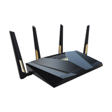 Asus Dual-band WiFi 7 AiMesh Extendable Router, 5 GHz Up to 5764 Mbps, 2.4 GHz Up to 1376 Mbps, 4 x External Antennas, 2.6 GHz Quad-Core Processor, Gaming Port & Mobile Game Mode, 1 Year Warranty | 90IG08V0-MO3N0V