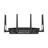 Asus Dual-band WiFi 7 AiMesh Extendable Router, 5 GHz Up to 5764 Mbps, 2.4 GHz Up to 1376 Mbps, 4 x External Antennas, 2.6 GHz Quad-Core Processor, Gaming Port & Mobile Game Mode, 1 Year Warranty | 90IG08V0-MO3N0V