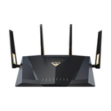 Asus Dual-band WiFi 7 AiMesh Extendable Router, 5 GHz Up to 5764 Mbps, 2.4 GHz Up to 1376 Mbps, 4 x External Antennas, 2.6 GHz Quad-Core Processor, Gaming Port & Mobile Game Mode, 1 Year Warranty | 90IG08V0-MO3N0V