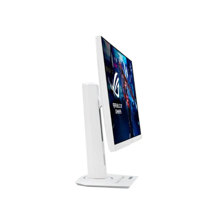 ASUS ROG Strix XG27ACS-W 27" QHD(2560x1440) Gaming Monitor, 1MS, 180Hz, Anti-glare, HDMI, DP, USB-C, Pivot/Tilt/Swivel/Height, Adjustable, White, 1 Year warranty | 90LM09Q2-B011A0