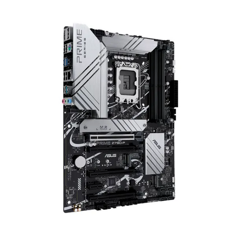 Asus PRIME Z790-P Motherboard, LGA 1700 Socket, ATX Form Factor, DDR5 Ram, PCIe 5.0 With SafeSlot Core+, USB 20 GBps, HDMI, DisplayPort, Realtek 2.5 GB Ethernet With Asus LANGuard, Aura Sync, 1 Year Warranty | 90MB1CK0-M1EAY0
