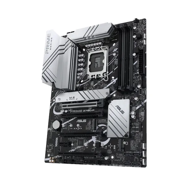 Asus PRIME Z790-P Motherboard, LGA 1700 Socket, ATX Form Factor, DDR5 Ram, PCIe 5.0 With SafeSlot Core+, USB 20 GBps, HDMI, DisplayPort, Realtek 2.5 GB Ethernet With Asus LANGuard, Aura Sync, 1 Year Warranty | 90MB1CK0-M1EAY0