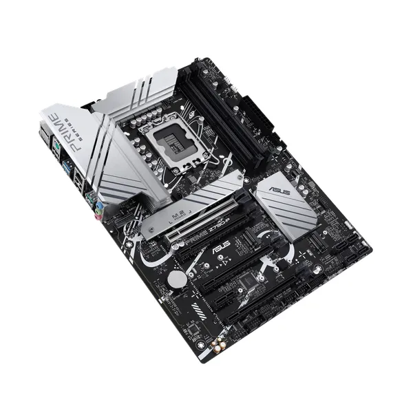 Asus PRIME Z790-P Motherboard, LGA 1700 Socket, ATX Form Factor, DDR5 Ram, PCIe 5.0 With SafeSlot Core+, USB 20 GBps, HDMI, DisplayPort, Realtek 2.5 GB Ethernet With Asus LANGuard, Aura Sync, 1 Year Warranty | 90MB1CK0-M1EAY0