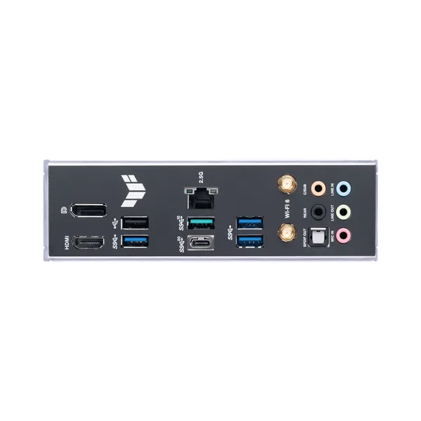 Asus TUF GAMING B760-PLUS WiFi Motherboard, LGA 1700 Socket, ATX Form Factor, DDR5 Ram, PCIe 5.0 With SafeSlot Core+, Wi-Fi 6, Bluetooth v5.2, HDMI, DisplayPort, Realtek 2.5 GB Ethernet With TUF LANGuard, Aura Sync, 1 Year Warranty | 90MB1ER0-M0EAY0