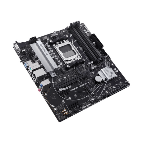 Asus PRIME A620M-A-CSM Motherboard, AM5 Socket, micro-ATX Form Factor, DDR5 Ram, PCIe 4.0, USB 5 GBps, HDMI, DisplayPort, VGA, Realtek 1 GB Ethernet, Asus 5X Protection III, 1 Year Warranty | 90MB1F10-M0EAYC
