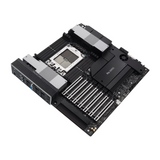 Asus Pro WS WRX90E-SAGE SE Workstation Motherboard, sTR5 Socket, EEB Form Factor, DDR5, PCIe 5.0 With SafeSlot Core+, USB4 40 GBps, Intel Dual 10 GB + Realtek 1 GB Ethernet With Asus LANGuard, Asus 5X Protection III, 1 Year Warranty | 90MB1FW0-M0EAY0