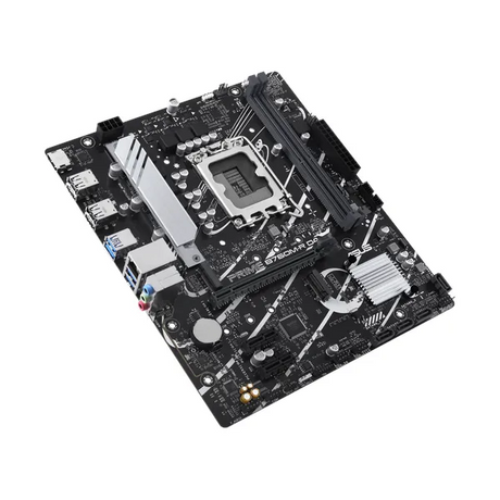Asus PRIME B760M-R D4 Motherboard, LGA 1700 Socket, micro-ATX Form Factor, DDR4 Ram, PCIe 4.0, USB 5 GBps, HDMI 2.1, Realtek 2.5 GB Ethernet, Asus 5X Protection III, Aura Sync R GB Lighting, 1 Year Warranty | 90MB1HA0-M0EAY0