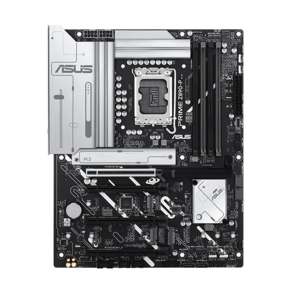 Asus PRIME Z890-P Motherboard, LGA 1851 Socket, ATX Form Factor, DDR5 Ram, PCIe 5.0 With SafeSlot Core+, USB 20 GBps, HDMI, DisplayPort, Realtek 2.5 GB Ethernet With Asus LANGuard, Aura Sync, 1 Year Warranty | 90MB1I50-M0EAY0