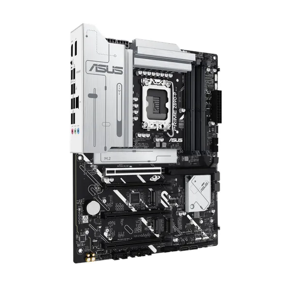 Asus PRIME Z890-P Motherboard, LGA 1851 Socket, ATX Form Factor, DDR5 Ram, PCIe 5.0 With SafeSlot Core+, USB 20 GBps, HDMI, DisplayPort, Realtek 2.5 GB Ethernet With Asus LANGuard, Aura Sync, 1 Year Warranty | 90MB1I50-M0EAY0