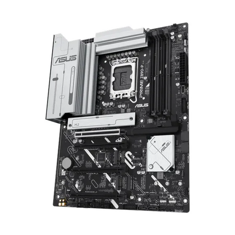 Asus PRIME Z890-P Motherboard, LGA 1851 Socket, ATX Form Factor, DDR5 Ram, PCIe 5.0 With SafeSlot Core+, USB 20 GBps, HDMI, DisplayPort, Realtek 2.5 GB Ethernet With Asus LANGuard, Aura Sync, 1 Year Warranty | 90MB1I50-M0EAY0