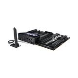 Asus ROG CROSSHAIR X870E HERO WiFi Motherboard, AM5 Socket, ATX Form Factor, DDR5 Ram, PCIe 5.0 With SafeSlot Core+, Wi-Fi 7 & Bluetooth v5.4, USB 40 GBps, HDMI, Thunderbolt4, Realtek 5 GB Ethernet/Intel 2.5 GB Ethernet With Asus LANGuard, Aura Sync, 1