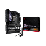 Asus ROG CROSSHAIR X870E HERO WiFi Motherboard, AM5 Socket, ATX Form Factor, DDR5 Ram, PCIe 5.0 With SafeSlot Core+, Wi-Fi 7 & Bluetooth v5.4, USB 40 GBps, HDMI, Thunderbolt4, Realtek 5 GB Ethernet/Intel 2.5 GB Ethernet With Asus LANGuard, Aura Sync, 1