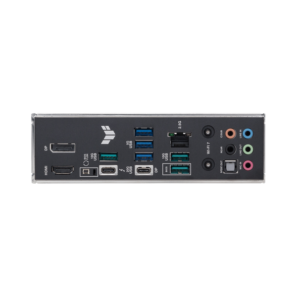 Asus TUF Gaming Z890-Plus WiFi Motherboard, LGA 1851 Socket, ATX Form Factor, DDR5 Ram, PCIe 5.0 With SafeSlot Core+, Wi-Fi 7, Bluetooth v5.4, HDMI, DisplayPort, Thunderbolt 4, Intel 2.5 GB Ethernet With TUF LANGuard, Aura Sync, 1 Year Warranty |