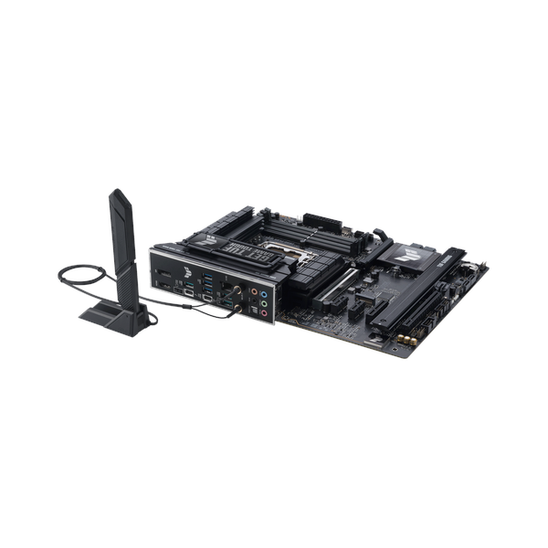 Asus TUF Gaming Z890-Plus WiFi Motherboard, LGA 1851 Socket, ATX Form Factor, DDR5 Ram, PCIe 5.0 With SafeSlot Core+, Wi-Fi 7, Bluetooth v5.4, HDMI, DisplayPort, Thunderbolt 4, Intel 2.5 GB Ethernet With TUF LANGuard, Aura Sync, 1 Year Warranty |