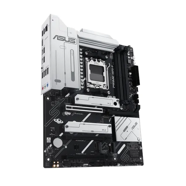 Asus PRIME X870-P Motherboard, AM5 Socket, ATX Form Factor, DDR5 Ram, PCIe 5.0 With SafeSlot Core+, USB4 40 GBps, HDMI, Thunderbolt, Realtek 2.5 GB Ethernet With Asus LANGuard, Aura Sync, 1 Year Warranty | 90MB1IT0-M0EAY0