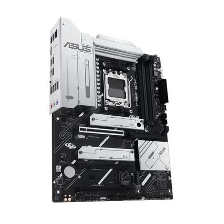 Asus PRIME X870-P Motherboard, AM5 Socket, ATX Form Factor, DDR5 Ram, PCIe 5.0 With SafeSlot Core+, USB4 40 GBps, HDMI, Thunderbolt, Realtek 2.5 GB Ethernet With Asus LANGuard, Aura Sync, 1 Year Warranty | 90MB1IT0-M0EAY0